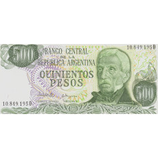 500 Pesos Argentinië Biljet